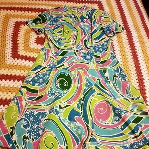 Psychedelic dress sz LG/12